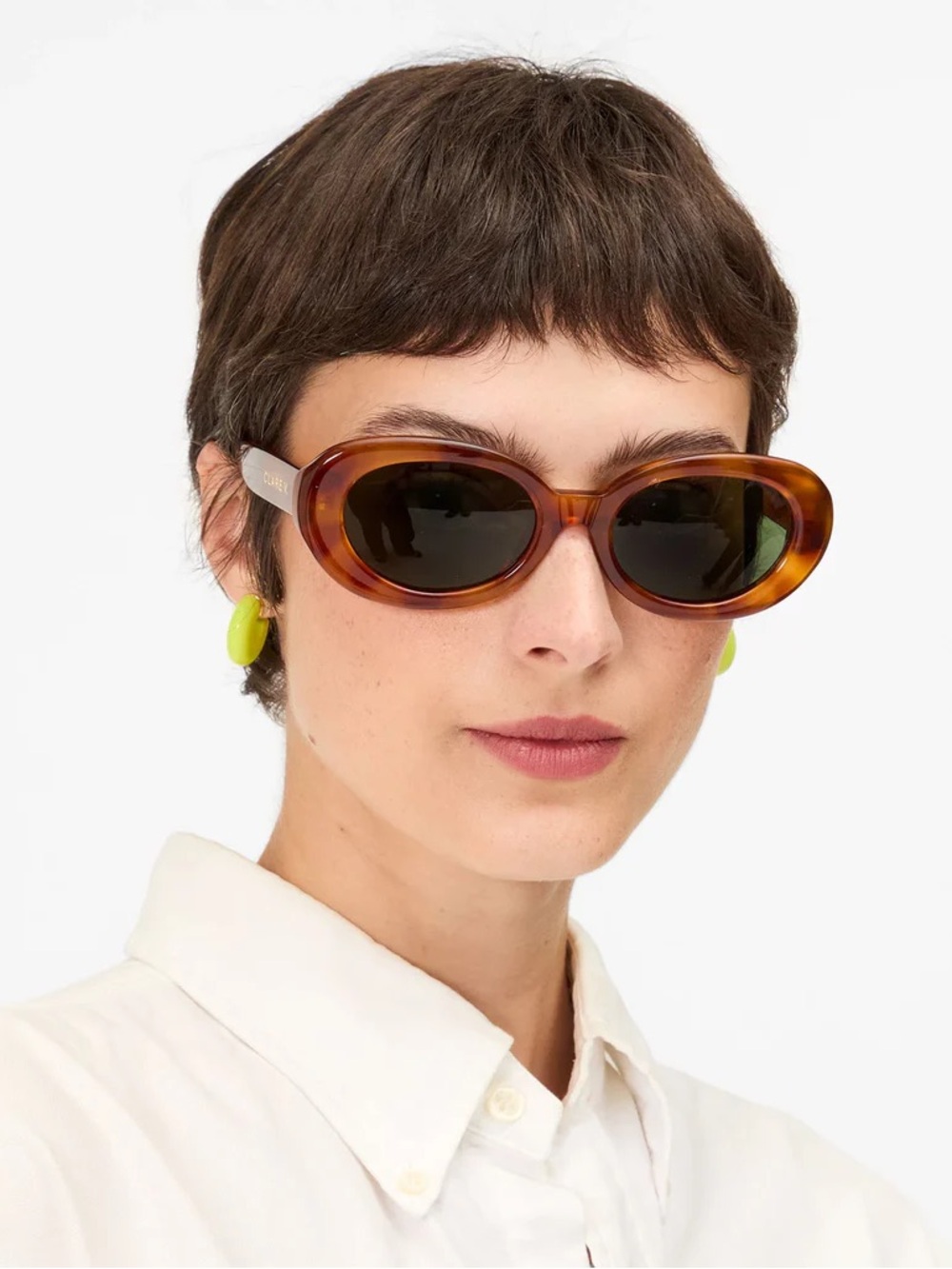 NWT Clare V Julia Sunglasses Havana Tortoise